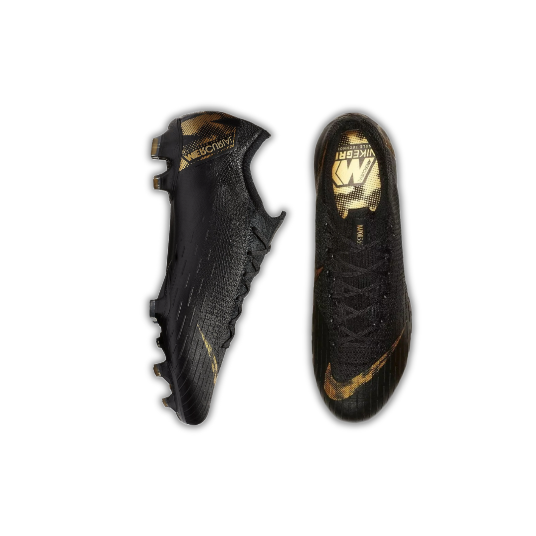 Nike Mercurial Vapor XII Elite FG AH7380-077 Schwarz/ Gold 