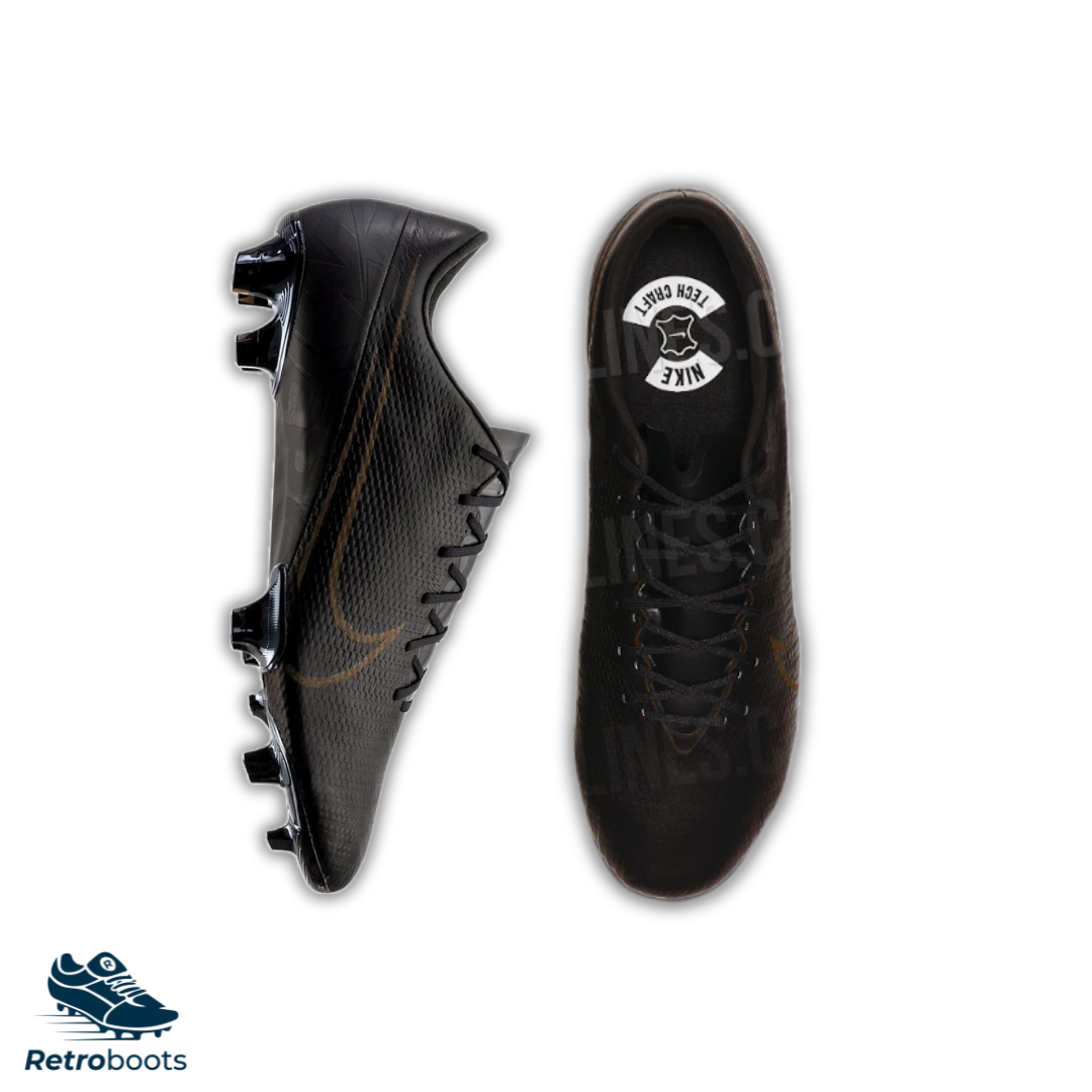 Nike Mercurial Vapor 13 Elite FG Leather Tech Craft CJ6320-001 Black