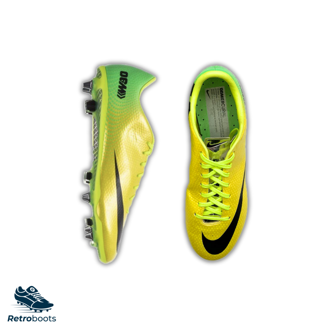 Nike Mercurial Vapor IX Elite SG-PRO 555607-704 Yellow/ Green&nbsp;