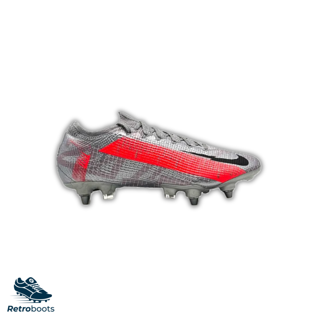 Nike Mercurial Vapor 13 Elite SG-Pro CJ6124-907 Siver/ Red