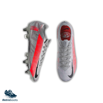Nike Mercurial Vapor 13 Elite SG-Pro CJ6124-907 Siver/ Red