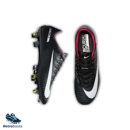Nike Mercurial Vapor XI Elite SG AC 889287-002 Black/ White