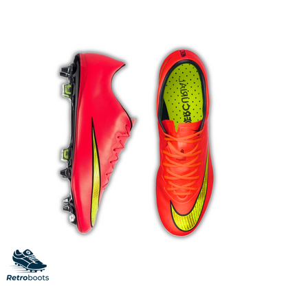 Nike Mercurial Vapor X Elite SG-Pro 648555-690 Red Yellow