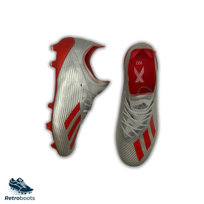 Adidas X 19.1 FG F35315 Grau/ Rot