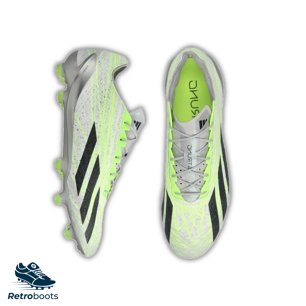 Adidas X Crazyfast+ FG Strunk Limited Edition IG0783 Weiß Grau Grün