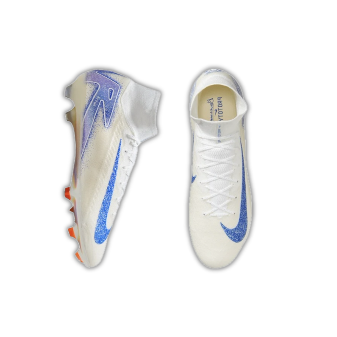 Nike Mercurial Superfly 10 Elite FG &nbsp;HJ9293-100 Weiß/ Blau&nbsp;