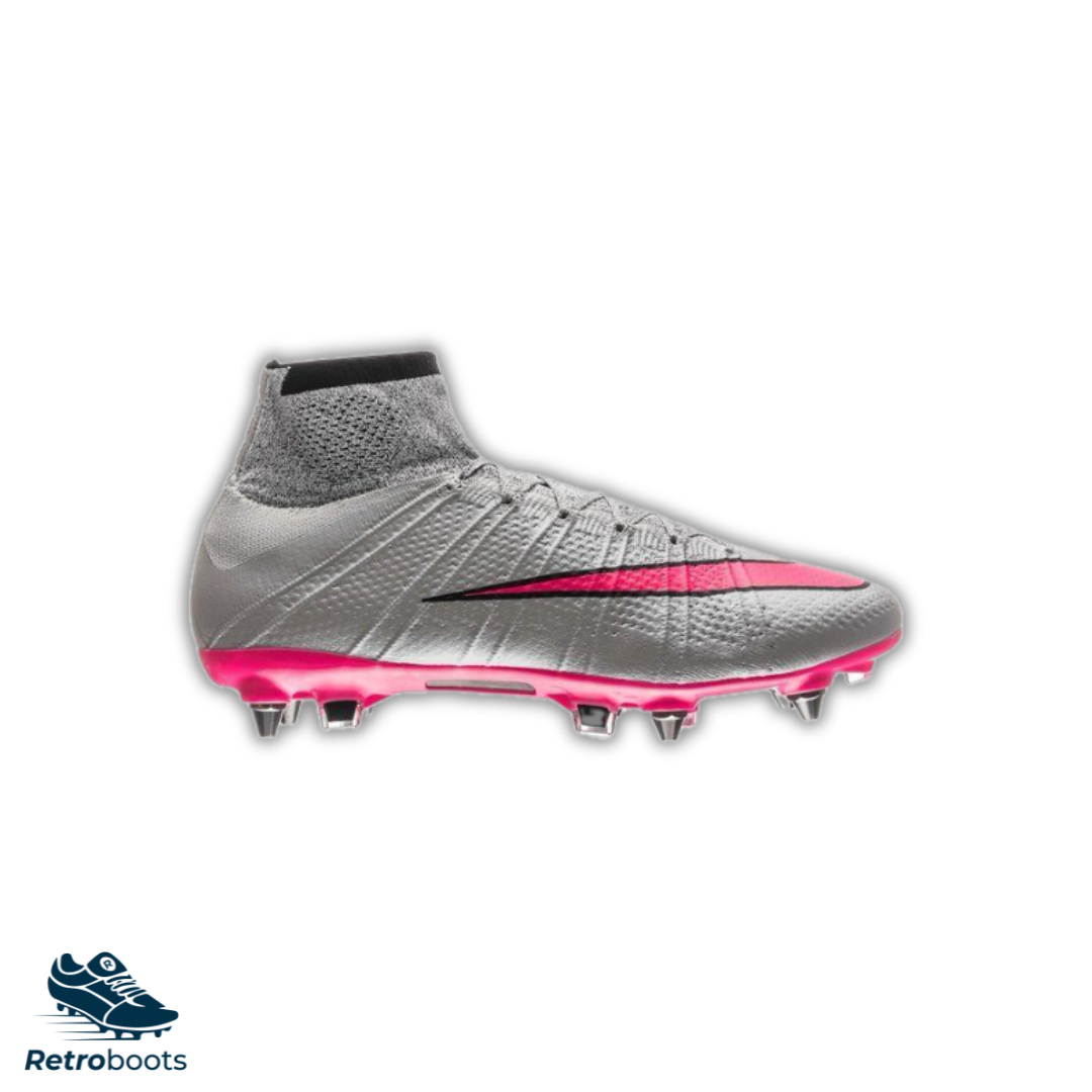 Nike Mercurial Superfly IV Elite SG-Pro 641860-060 Grau/ Pink