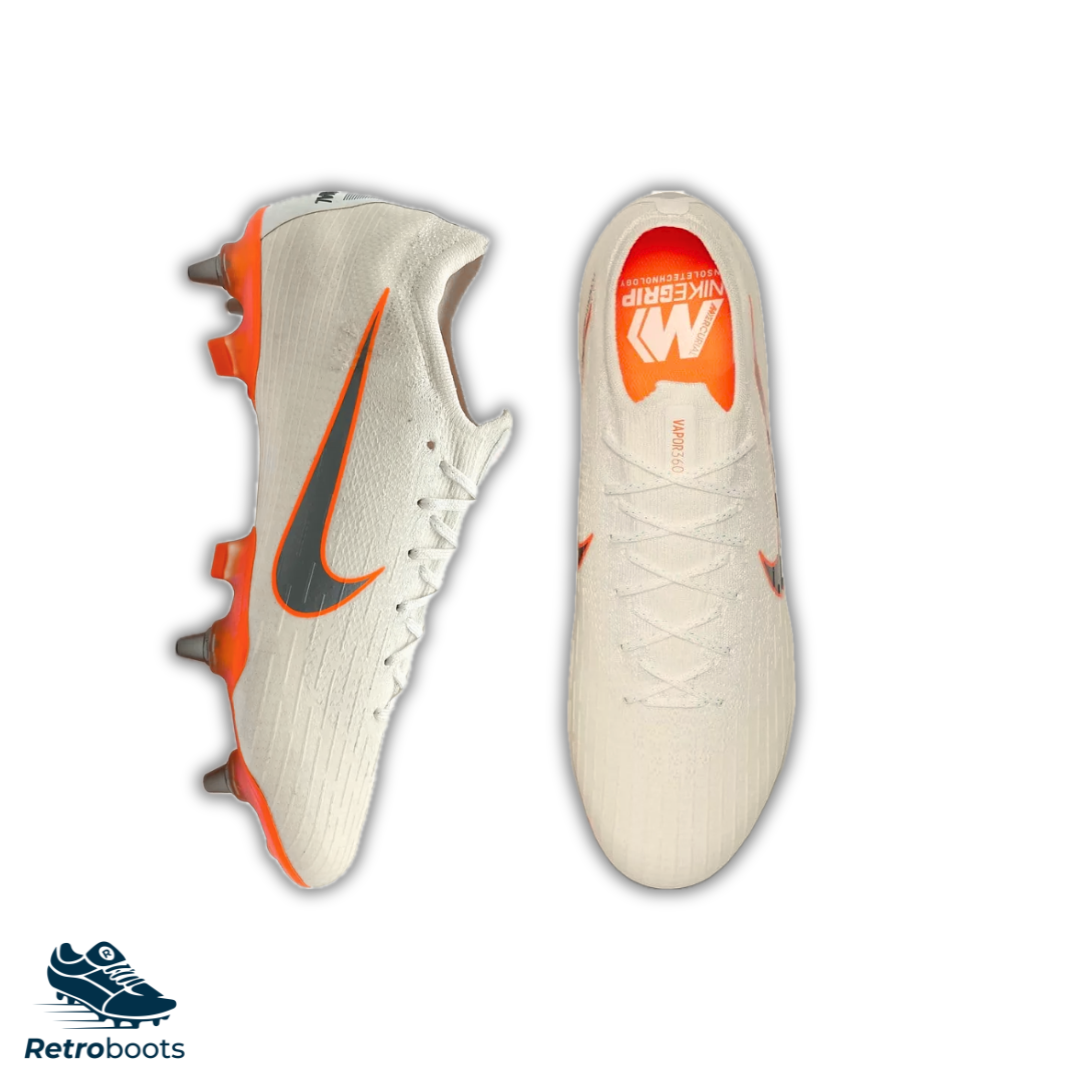 Nike Mercurial Vapor 12 Elite SG-Pro White/ Orange AH7380-100
