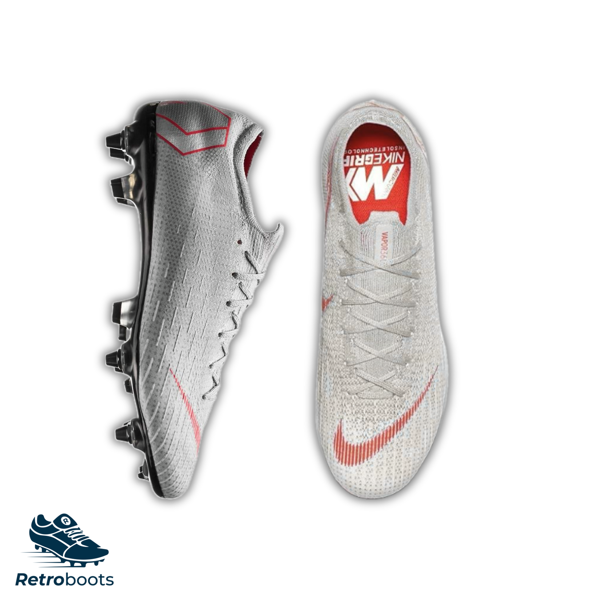 Nike Mercurial Vapor 12 Elite SG AC AH7381-060 Grey Red
