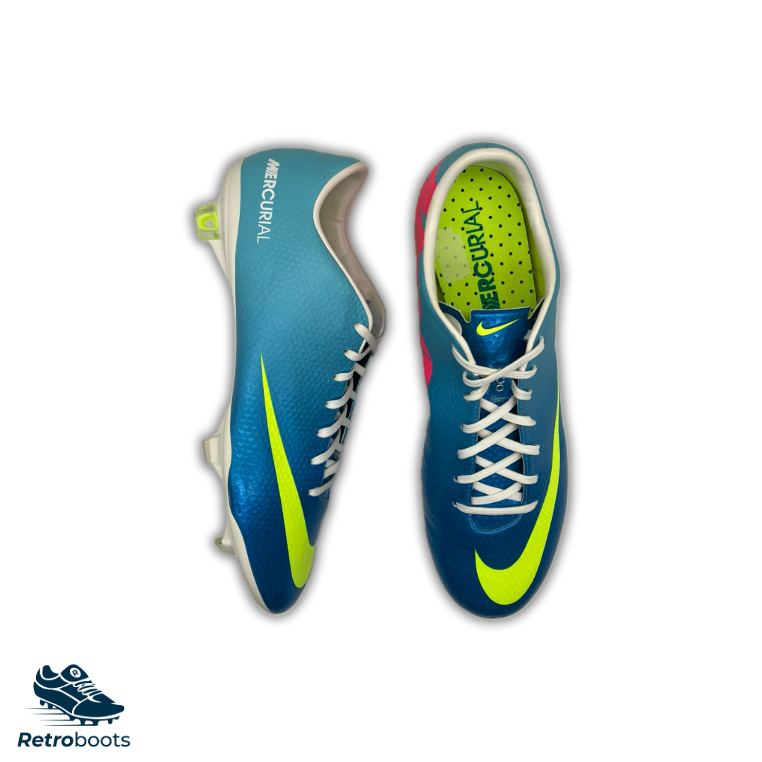 Nike Mercurial Vapor IX Elite FG 555605-474 Blau/ Gelb