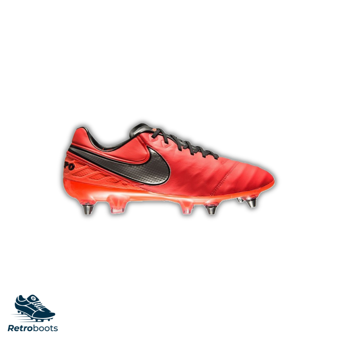 Nike Tiempo Legend VI Elite SG-Pro 819680-608 Red Silver&nbsp;